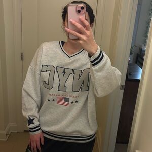 Gray NYC CrewNeck